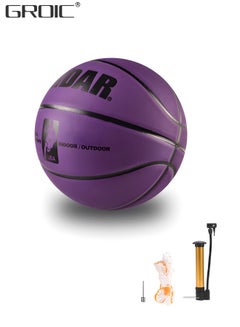 اشتري Basketball Standard Offical Size 7 Indoor Outdoor Basketball Pu Leather Game Basketball,Game Training Universal Basketball,Outdoor Sports Goods في السعودية