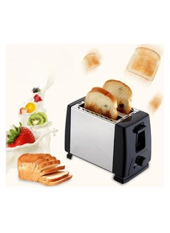 Buy 2-Slice Automatic Bread Toaster, Compact Stainless Steel Toaster for Household Kitchen, Adjustable Browning Control, Wide Slots for Bagels and Bread, Easy Cleanup, Perfect Breakfast Maker Machine in UAE