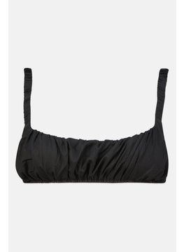 اشتري Women Plain Bikini Top, Black في الامارات