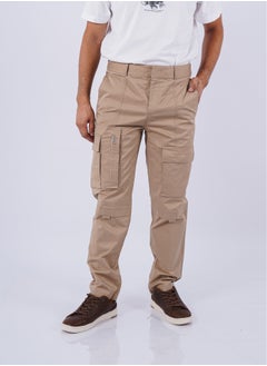 Buy Men’s Combat Safety Cargo 7 Pockets Full Cargo Pants in Solitude Khaki in UAE