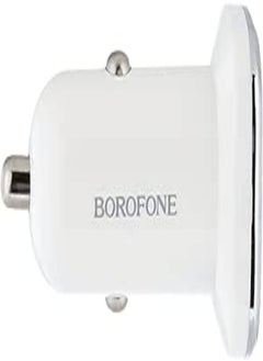 اشتري BOROFONE BZ12A Lasting power single port QC3 0 in car charger set Type-C - White في مصر