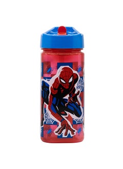 Buy Marvel Water Bottle Square 510ml Spiderman in UAE