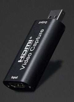 اشتري Video Capture Card HDMI High Definition Acquisition Live Streaming Broadcasting Mini USB 2.0 في الامارات