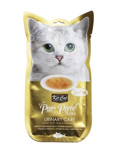 Buy Purr Puree Plus+ Tuna And Cranberry Urinary Care Cat Treat Paste 4X15g in UAE