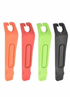 اشتري Bicycle Tyre Levers, Plastic Universal Bicycle Tire Levers Crowbar Strong & Long Lasting Tire Removal Tool for Road or Mountain Bike Tires(4 Pcs) في السعودية