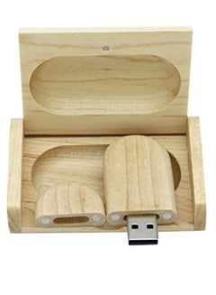 Buy 1GB Maple Wood 3.0 USB Flash Drive with Wooden Box U Disk Memory Stick Pen Drive in Saudi Arabia