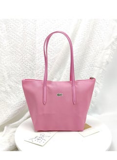 Buy Lacoste handbag medium size dark pink in Saudi Arabia