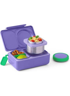 اشتري OmieBox Up Bento Box with Insulated Thermos & Ice Pack, Teal Green في الامارات