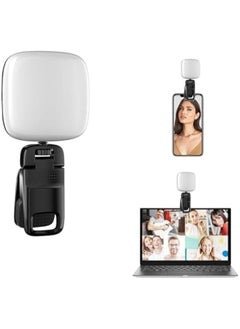 Buy Selfie Light Ph Light with 3 Lighting Mode/10 Brightness Level 360° Rotatable Ph Ring Light with USB Port Portable Video Light for iPh iPad Laptop Makeup (Black) in Saudi Arabia