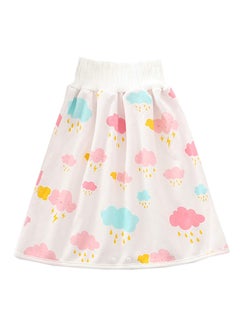 اشتري Baby Nappy Skirt Cotton Diaper Training Pants Washable Shorts Waterproof Cloth Night Time Reusable Toddler Underwear for Pee Nappy Potty Training في السعودية