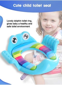 Buy Baby Potty Training Seat Strong Handle Backrest in Saudi Arabia