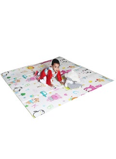 Buy Extra Large Baby Play Mat Educational Crawling Mat Reversible Baby Play Mat Soft Playmat for Baby's Crawling Tummy Time Thick Floor Mats for Children in Saudi Arabia