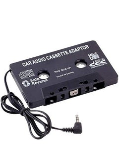 Buy Black Car Cassette Tape Adapter in Saudi Arabia
