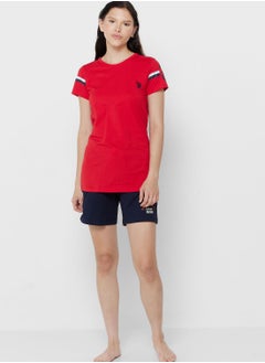 Buy Logo T-Shirt & Shorts Set in UAE