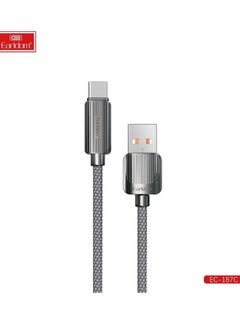 Buy Usb Data Cable 2.4A , Fast Charging And Sync - Usb To Usb-c , EC-187C in Egypt