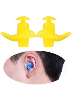 Buy 1 Pair Waterproof Silicone Swimming Earplugs for Adult Swimmers Children Diving Soft Anti Noise Ear Plug in Saudi Arabia