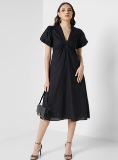 Buy Front Twist Detail Dress in UAE