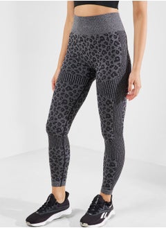 Buy Animal Print High Waist Leggings in UAE