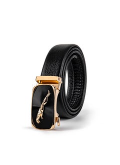 اشتري 115CM Automatic Buckle Layer Cowhide Belt For Mens Belt في الامارات