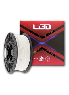 Buy U3D - PLA 3D Printing Filament 1.75mm for 3D Printer, Dimensional Accuracy ± 0.02 mm, 1 KG (2.2 LBS) Spool (White) in UAE