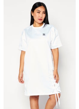 اشتري Women Sportswear Fit Brand Logo Outdoor Dress,  White في الامارات