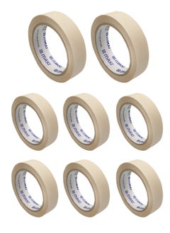 Buy 8-Piece Premium Masking Tape 1 Inch Width in UAE