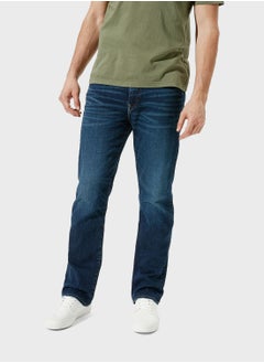 Buy Mid Wash Relaxed Jeans in Saudi Arabia