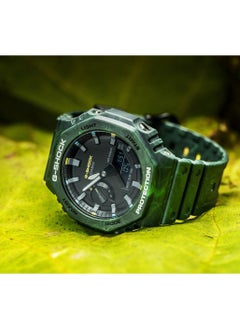 اشتري Casio G-Shock Analog-Digital Watch for men, Water Resistant,GA-2100FR-3ADR في الامارات