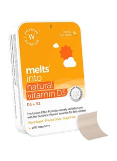 Buy Melts Into Natural Vitamin D3 Oral Thin Strips in Saudi Arabia