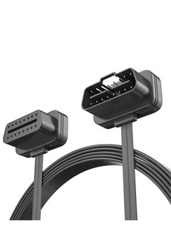 Buy OBD II Extension Cable OBD2 Convert Full Male to Female Diagnostic Universal Flat Ribbon with Angled Connectors for All OBDII Vehicles 100CM in UAE