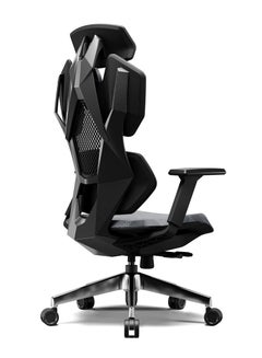 Buy Astron Gaming Chair - Premium Ergonomic Gaming Chair with Multi-Functional Mechanism, Class-4 Gas Lift, PU Castors, Cloth Hanger, 700mm Nylon Base - BIFMA Certified & EN1335 Certified (Chrome) in UAE