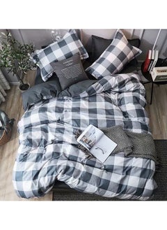 Buy Black Marble Comforter Set California 6Pcs Single Black and White Marble Bedding Comforter Set Women Men Abstract Comforter Single Size Breathable Soft Cozy Comforter Set in UAE