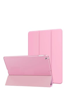 Buy Case Fit 2018/2017 iPad 9.7 5th/6th Generation, Slim Lightweight Smart Shell Stand Cover with Translucent Frosted Back Protector Fit iPad 9.7 2018/2017, Auto Wake/Sleep, Flowers Pink in Egypt