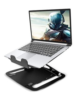 Buy Z Foldable Aluminum Laptop Stand Portable Computer Stand for up to 17 inch Laptops, Ergonomic Laptop Stand for Desk, Foldable Laptop Holder Suitable for 11 to 17 inch Laptops in Egypt