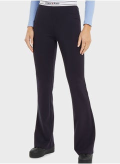 Buy Logo Band Flared Leggings in UAE