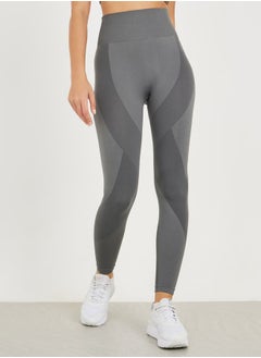 اشتري Seamless Broad Waist Tonal Textured Leggings في السعودية