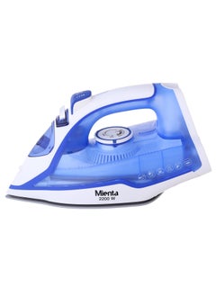 Buy Mienta Steam Iron 2200W White*Blue SI181438A in Egypt