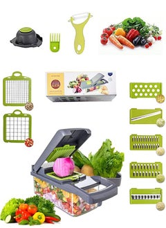 Buy 14 in 1 multifunctional vegetable food chopping and slicing machine in Saudi Arabia