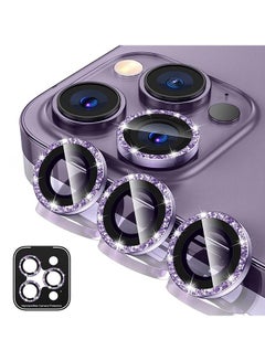 Buy Camera lens protector for iPhone 14 Pro/14 Pro Max, 9H tempered glass camera cover screen protector in Saudi Arabia