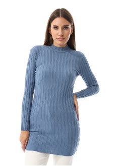 Buy Mock Neck Slip On Ribbed Top in Egypt