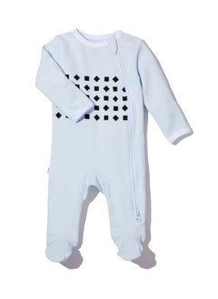 Buy Breathing Wear Pajamas - 9M, Powder Blue in UAE