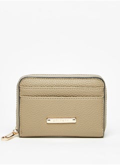 Buy Women Textured Zip Around Wallet in Saudi Arabia