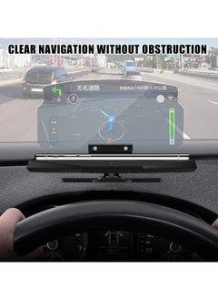 Buy 2 in 1 Universal Car Speed ​​Projector Phone Navigation Image Reflector with Wireless Charging Function in UAE