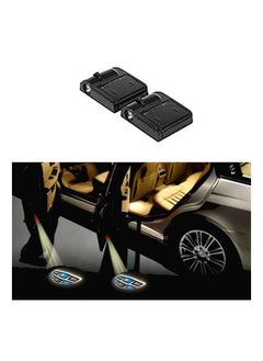 Buy Emgrand 2 Pieces Logo Car Door Welcome Light Led Projector Ghost Shadow Light in Egypt