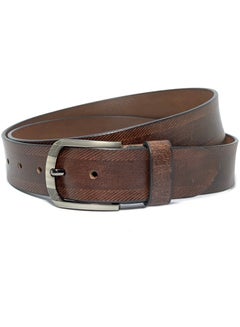 Buy Classic Milano Genuine Leather Belt Men Casual Belt for men Mens belt 40MM 14903 (Brown) by Milano Leather in UAE