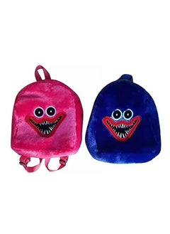 Buy 2-PIECES HUGGY WUGGY STUDENTS SCHOOL BAG PLUSH TOYS GIFT FOR KIDS in UAE