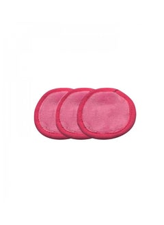 Buy Reusable makeup remover pads 3 pads from Cecilia dark pink in Saudi Arabia