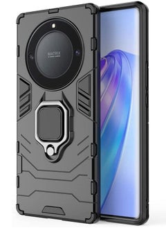 Buy Honor X9A Case/Honor Magic5 Lite Case, Built-in 360° Rotate Ring Kickstand, Military Grade Shockproof Test, Heavy Duty Shockproof Protective Case for Honor X9A/Magic5 Lite (Black) in UAE