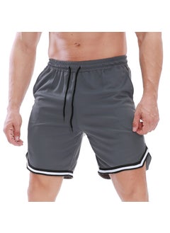 Buy 2024 Summer Mens Mesh Basketball Shorts Big  TallGrey Grey in Saudi Arabia