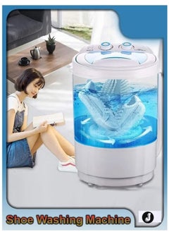 Buy Portable Shoe Washing Machine – 360° Deep Clean, 10-Minute Fast Wash, Sanitizer & Safe Material with Artifact Brush for Household Use in UAE